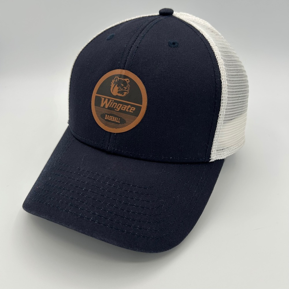 Wingate Baseball Hat The Game Unisex OSFA Navy White Trucker Sporty Casual